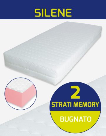 silene-materasso-memory-2-strati-bugnato
